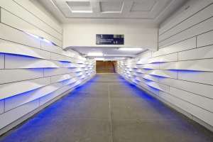 Pedestrian subway reconstruction. Schwäbisch Gmünd, Germany. HI-MAC® by LG Hausys Europe.