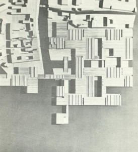 Venice hospital by Le Corbusier in 1964