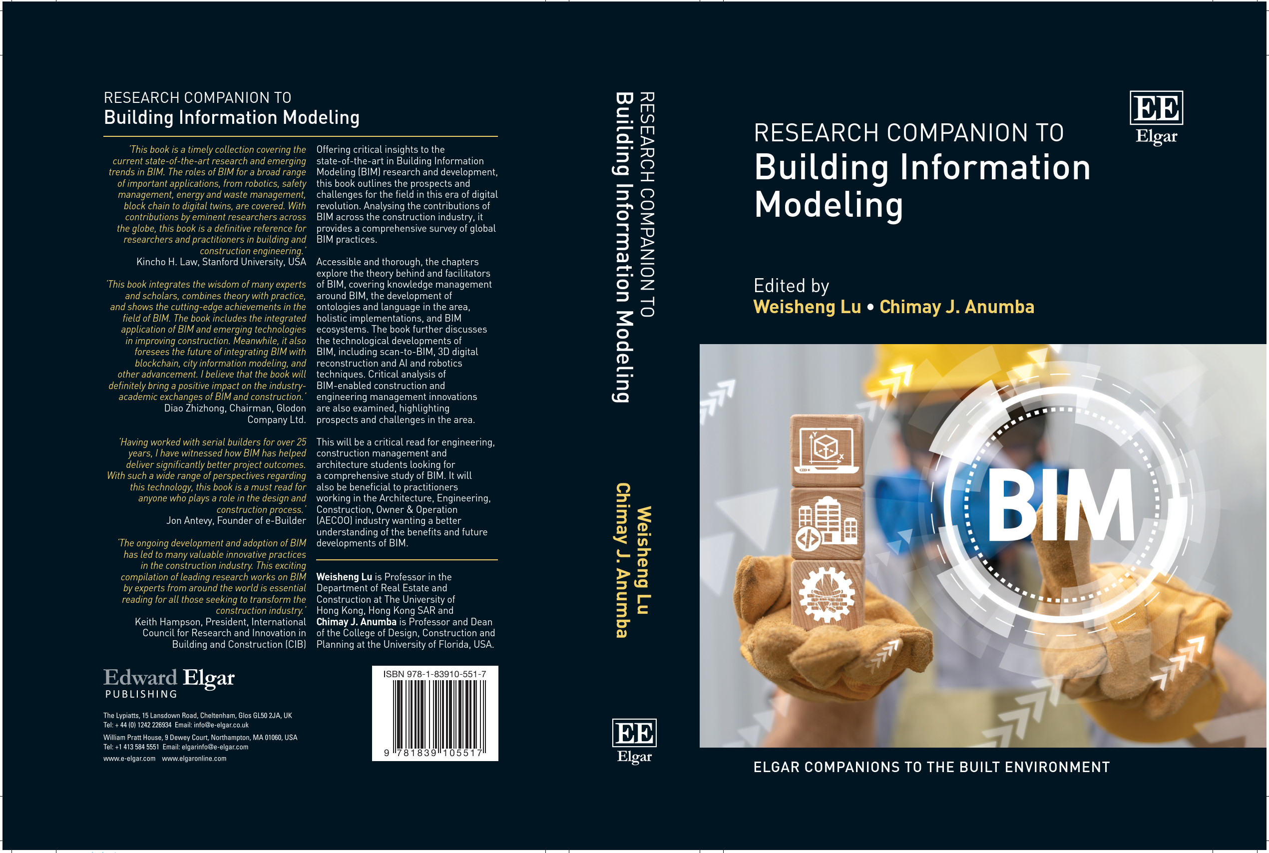 Our book “Research Companion to Building Information Modeling” is published by Edward Elgar (EE)
