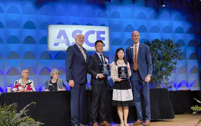 iLab members Dr Jinying Xu and Mike Wu received the ASCE Journal of Management in Engineering (JME) Best Paper Award 2022 in California, USA