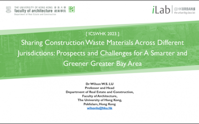 Prof. Wilson Lu was invited to give a plenary talk on the International Conference on Solid Wastes 2023: Waste Management in Circular Economy and Climate Resilience (ICSWHK2023) on 2 June 2023 in Hong Kong